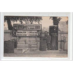 ROUEN - CARTE PHOTO - Fryer et Cie - Constructur de chauffages - Rue Marquis - état