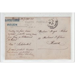 ROUEN - CARTE PHOTO - Robert Cahen - photo de groupe (ouvriers) - très bon état