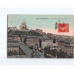 PARIS : Montmartre, vue panoramique du Sacré-Coeur - état