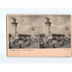 PARIS : Exposition de 1900, Le pont Alexandre III - état