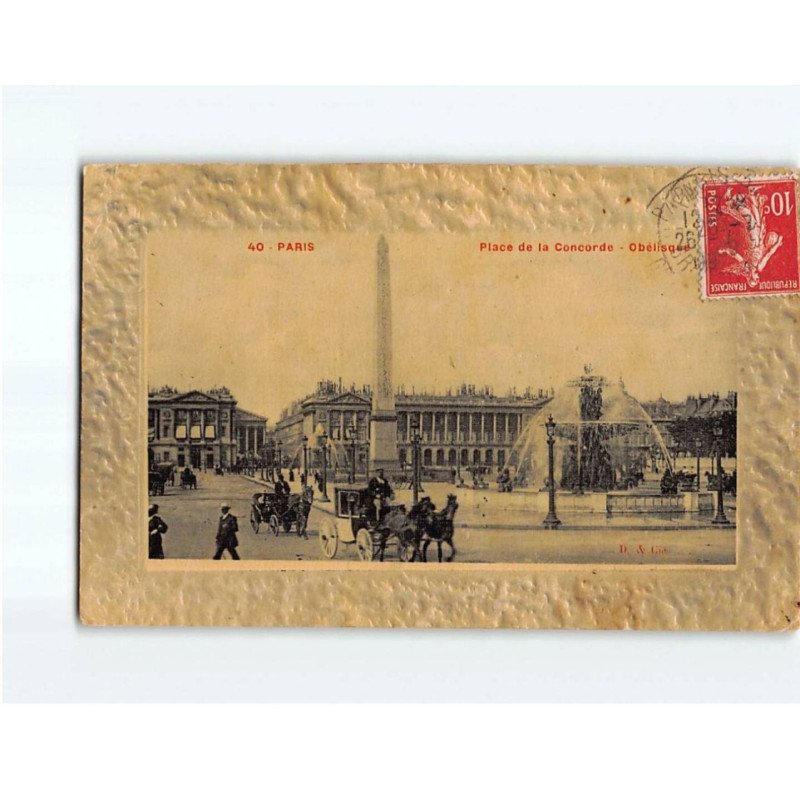 PARIS : Place de la Concorde, Obélisque - état PARIS : Place de la Concorde, Obélisque - état