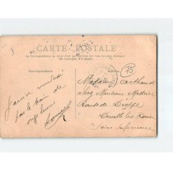 PARIS : Inondation 1910, Quai de la Rapée, passerelle du métro, vue prise du pont d'Austerlitz - état
