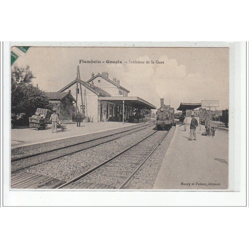 FLAMBOIN-GOUAIX - Intérieur de la gare - très bon état