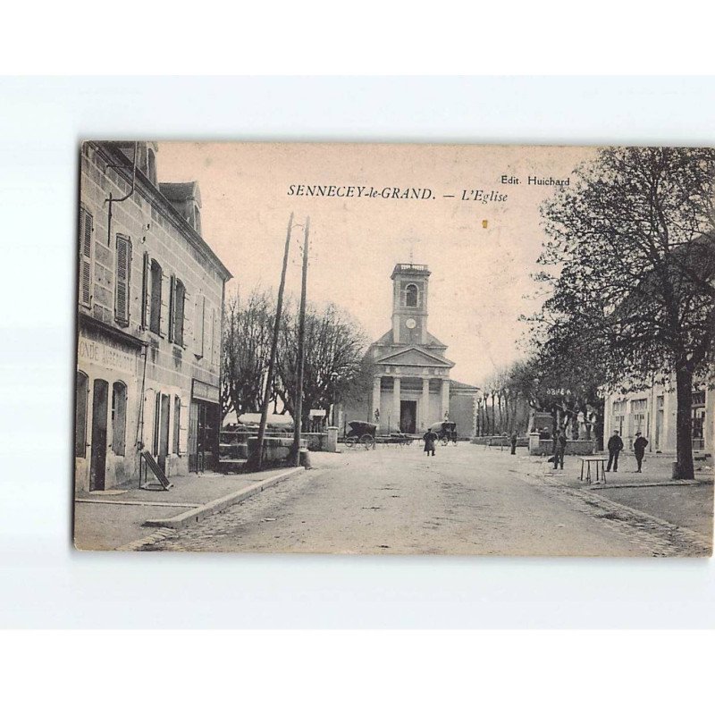 SENNECEY LE GRAND : L'Eglise - état ( Partiellement Décollée ) SENNECEY LE GRAND : L'Eglise - état ( Partiellement Décollée )