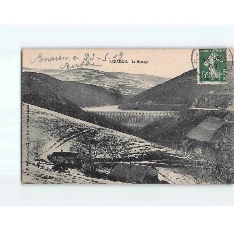 RENAISON : Le Barrage - très bon état RENAISON : Le Barrage - très bon état