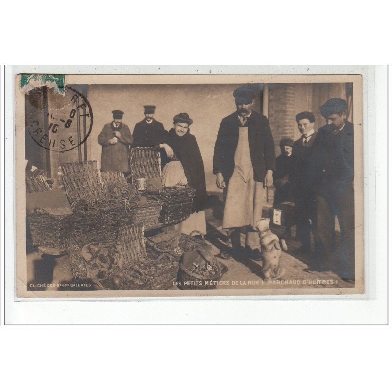 LIMOGES - Les Petits Métiers de la Rue - Marchand d'huîtres - état