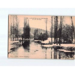 LA CHARTRE SUR LE LOIR : Le loir en hiver - très bon état