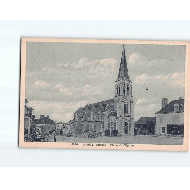 LA SUZE : Place de l'Eglise - très bon état