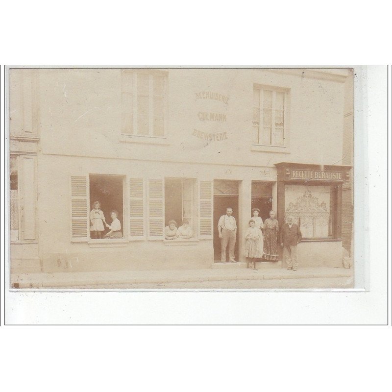 VAUX SOUS LAON - CARTE PHOTO - Menuiserie Ebenisterie Culmann - très bon état