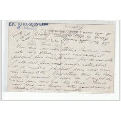 VAUX SOUS LAON - CARTE PHOTO - Menuiserie Ebenisterie Culmann - très bon état