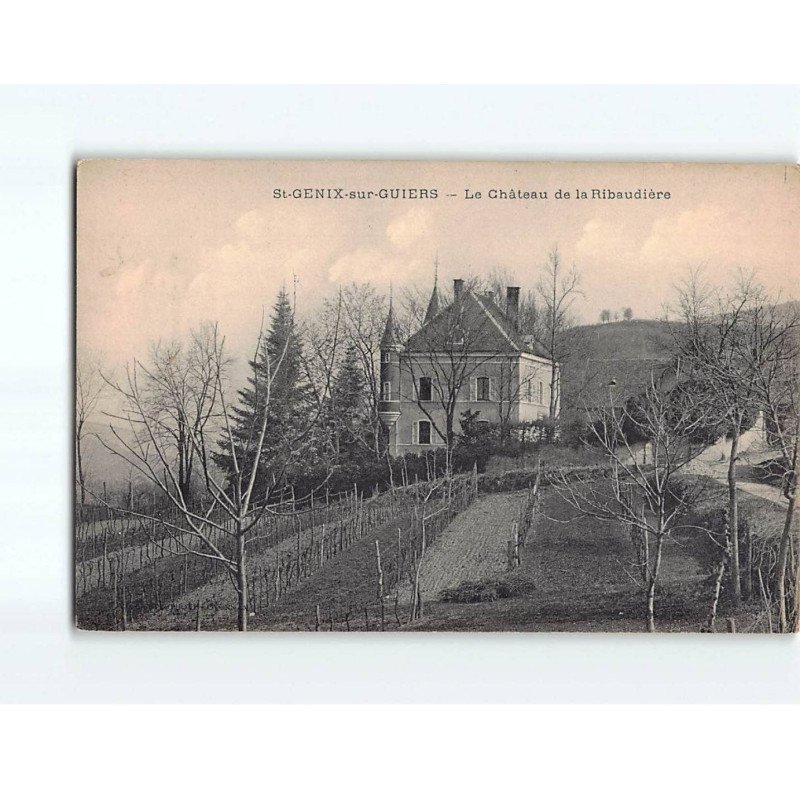 SAINT GENIX SUR GUIERS : Le château de la Ribaudière - état