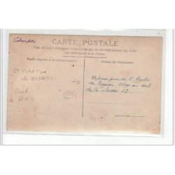 SAINT MARTIN DE BESACES - CARTE PHOTO - CONSCRIPTION Jeunes gens de St martin - Tirage au sort 1913 - très bon état