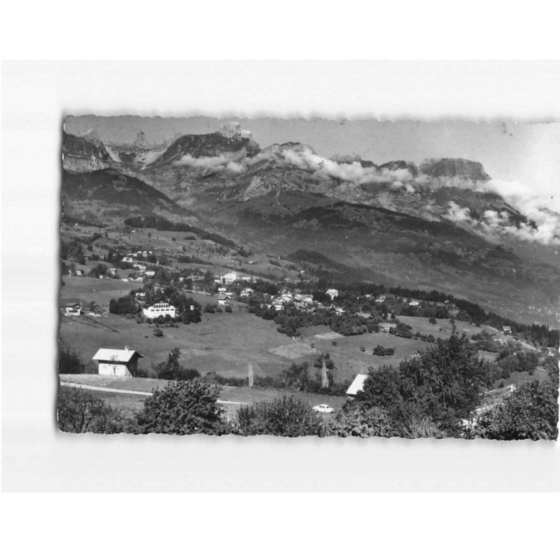 COMBLOUX : Vue générale avec la Chaîne des Aravis - très bon état