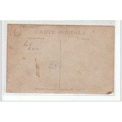 SAINTES - CARTE PHOTO - Voiture décorée pour la Fête des Fleurs (?) - très bon état