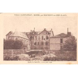 MOURS - Villa Saint Régis, après la Bataille juin 1940 - très bon état