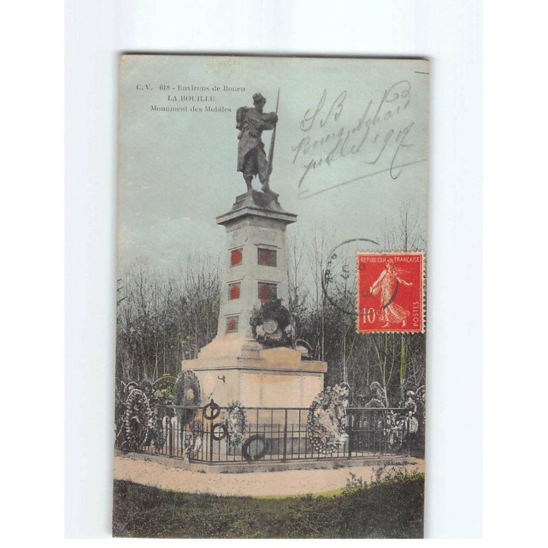 LA BOUILLE : Le Monument des Mobiles - état LA BOUILLE : Le Monument des Mobiles - état