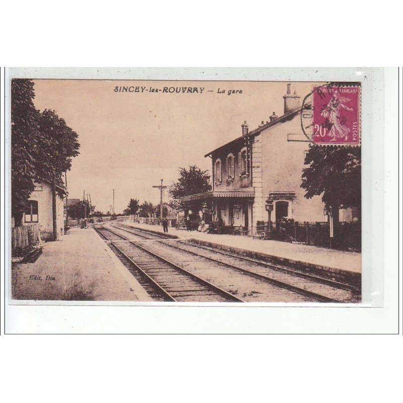 SINCEY LES ROUVRAY - La gare - très bon état