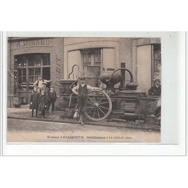 LA LONDE - Ernest Lemonnier, distillateur - état (recoupée et recollée)