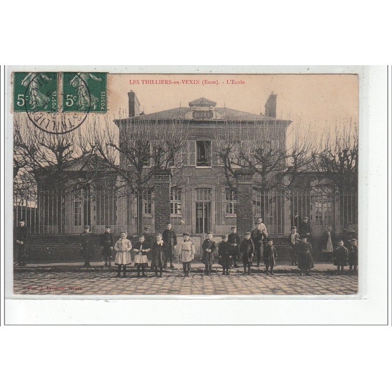 LES THILLIERS EN VEXIN - L'Ecole - très bon état