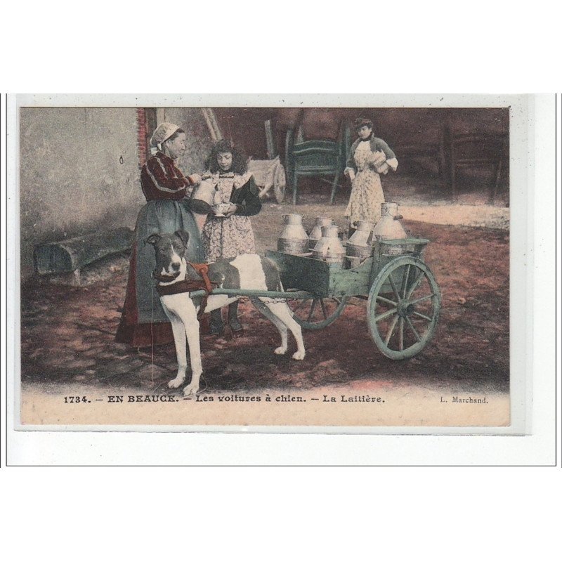 EN BEAUCE - Les voitures à chien - la laitière - très bon état