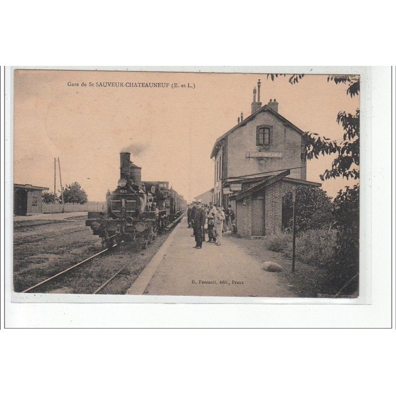 SAINT SAUVEUR CHATEAUNEUF - La gare - état