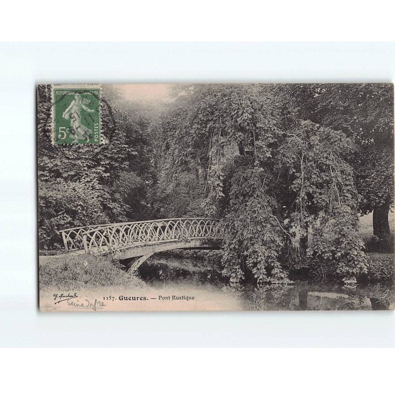 GUEURES : Pont rustique - état GUEURES : Pont rustique - état