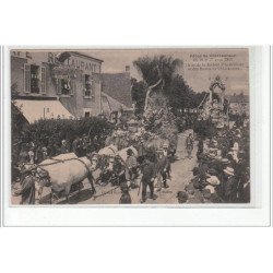 CHATEAUROUX - Fêtes de Juin 1910 - Char de la Société d'Agriculture et des Reines de Châteauroux - très bon état