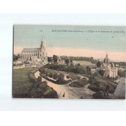 BONSECOURS : L'Eglise et le Monument Jeanne d'Arc - très bon état