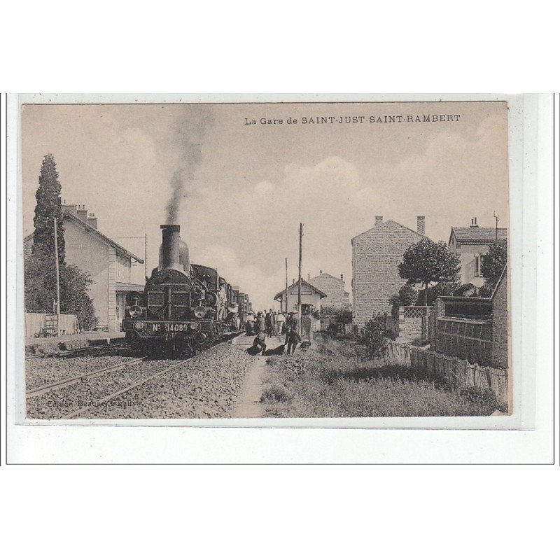 La gare de SAINT JUST SAINT RAMBERT - très bon état La gare de SAINT JUST SAINT RAMBERT - très bon état