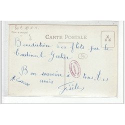 COUTANCES - Bénédiction des flots par le Cardinal Gerlier - CARTE PHOTO - très bon état