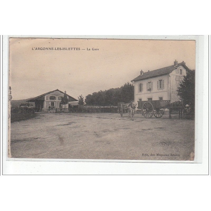 L'ARGONNE LES ISLETTES - La gare - très bon état
