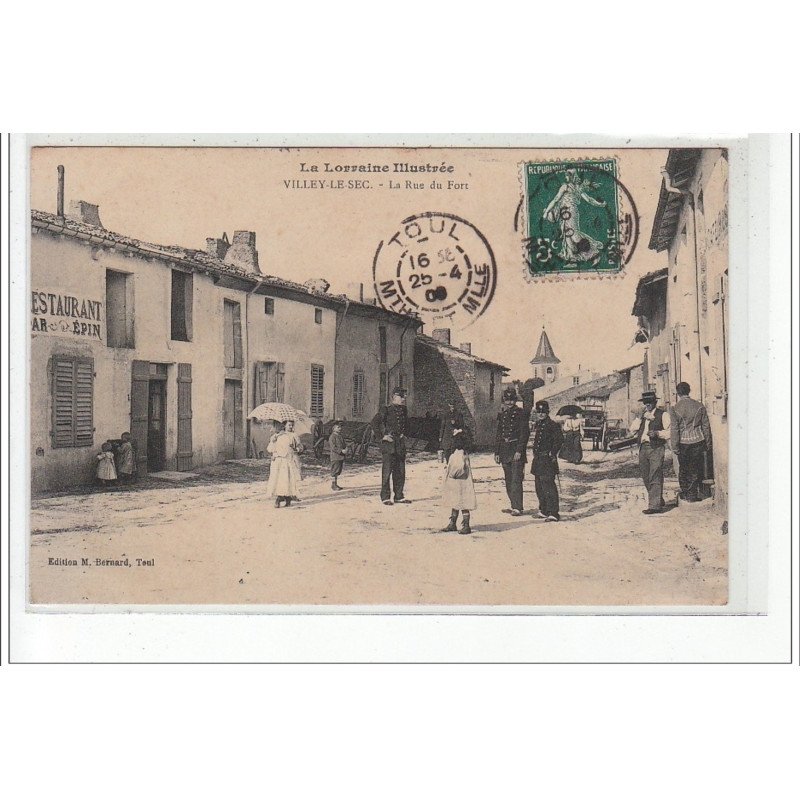 VILLEY LE SEC - La Rue du Fort - très bon état