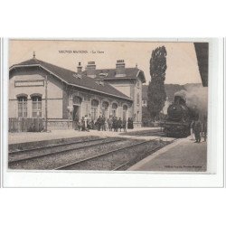 NEUVES MAISONS - La gare - locomotive - très bon état