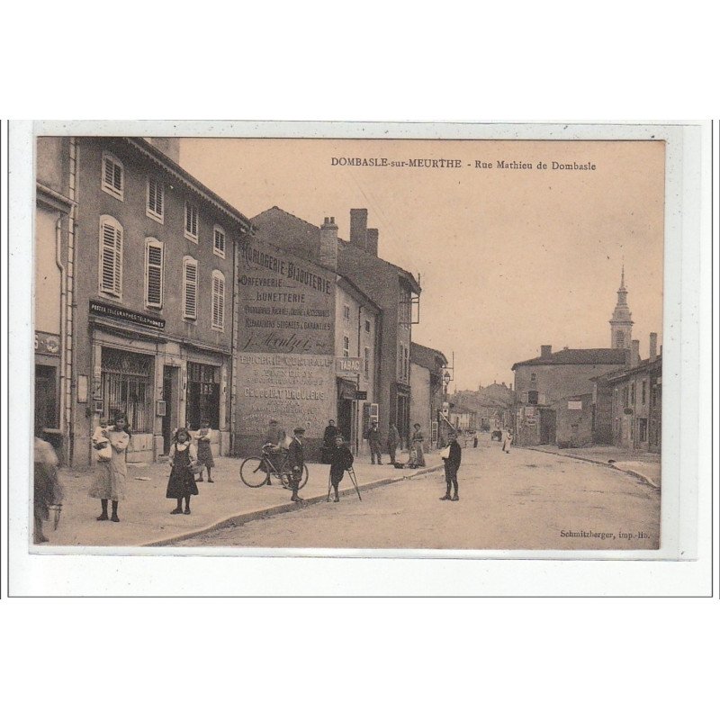 DOMBASLE SUR MEURTHE - Rue Mathieu de Dombasle - très bon état