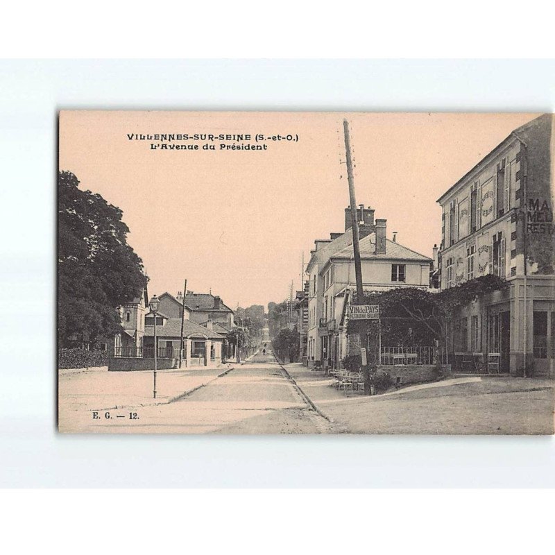 VILLENNES SUR SEINE : L'Avenue du Président - très bon état