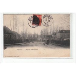 GOINCOURT - La Gare et le Séminaire - Voiture à Chien - état