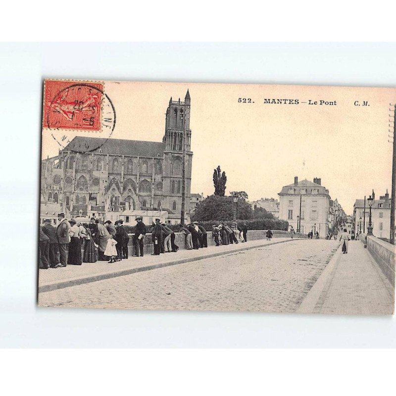 MANTES LA JOLIE : Le pont - très bon état