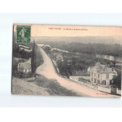 PORT VILLEZ : La Mairie et la Route de Paris - très bon état