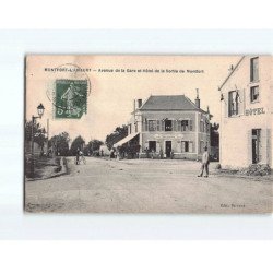 MONTFORT L'AMAURY : Avenue de la Gare et Hôtel de la Sortie de Montfort - état