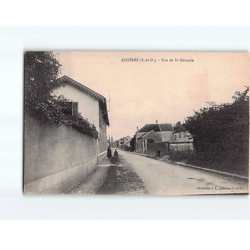 ACHERES : Rue de Saint-Germain - état
