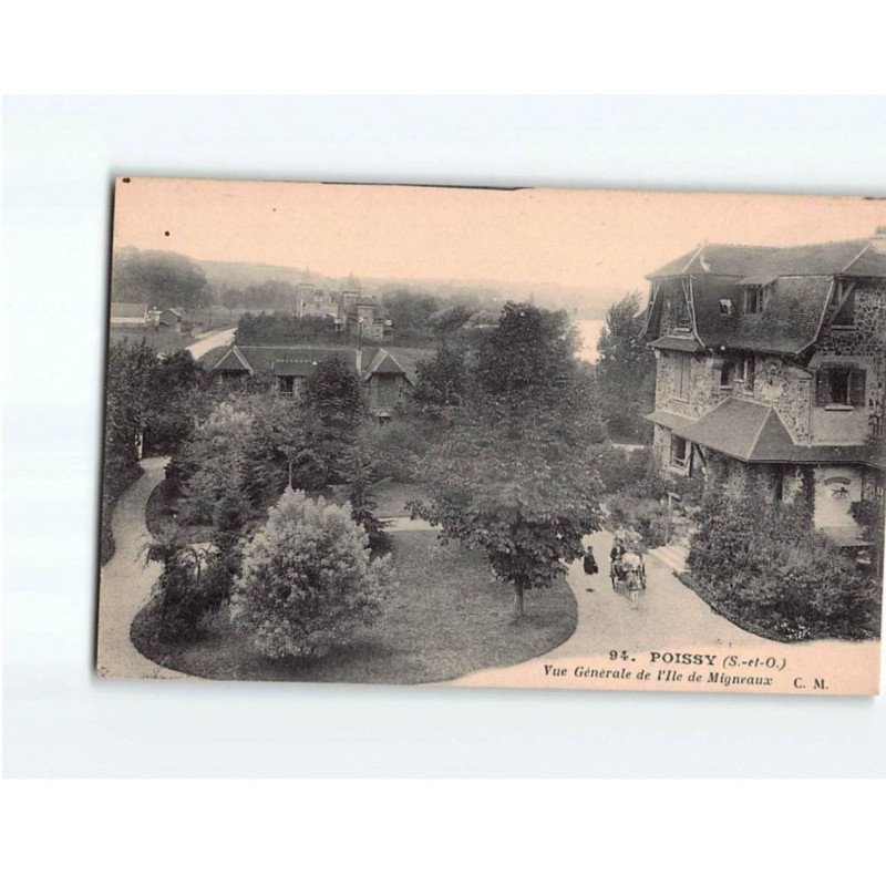 POISSY : Vue Générale de l'Ile de Migneaux - très bon état POISSY : Vue Générale de l'Ile de Migneaux - très bon état
