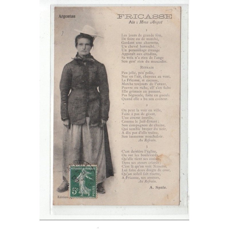 ARGENTAN - Fricasse - état