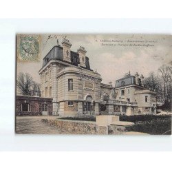 LOUVECIENNES : Château Dubarry, terrasses et portique du jardin des roses - état