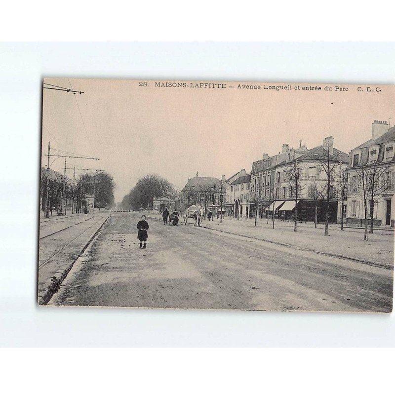 MAISON LAFFITTE : Avenue Longueil et entrée du Parc - très bon état