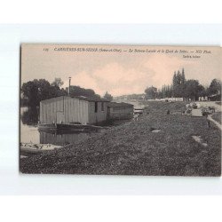 CARRIERES SUR SEINE : Le Bateau Lavoir et le Quai de Seine - très bon état