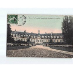 GAMBLAIS : Château de Neuville, façade principale et grille d'honneur - état