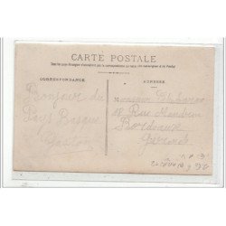 BIARRITZ - CARTE PHOTO - Scène de marché - poteries - très bon état