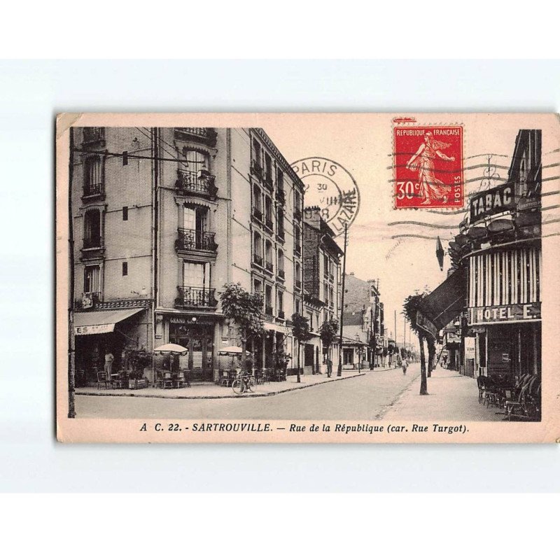 SARTROUVILLE : Rue de la République - état