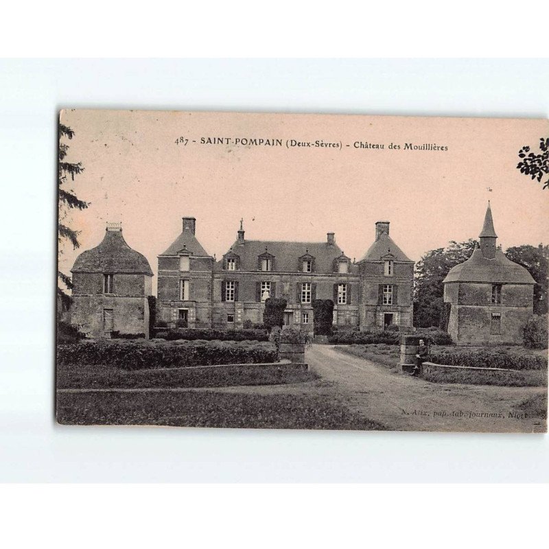 SAINT POMPAIN : Château des Mouillières - état SAINT POMPAIN : Château des Mouillières - état
