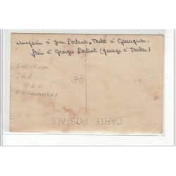 GUEUGNON - CARTE PHOTO - Quincaillerie ferblanterie - très bon état